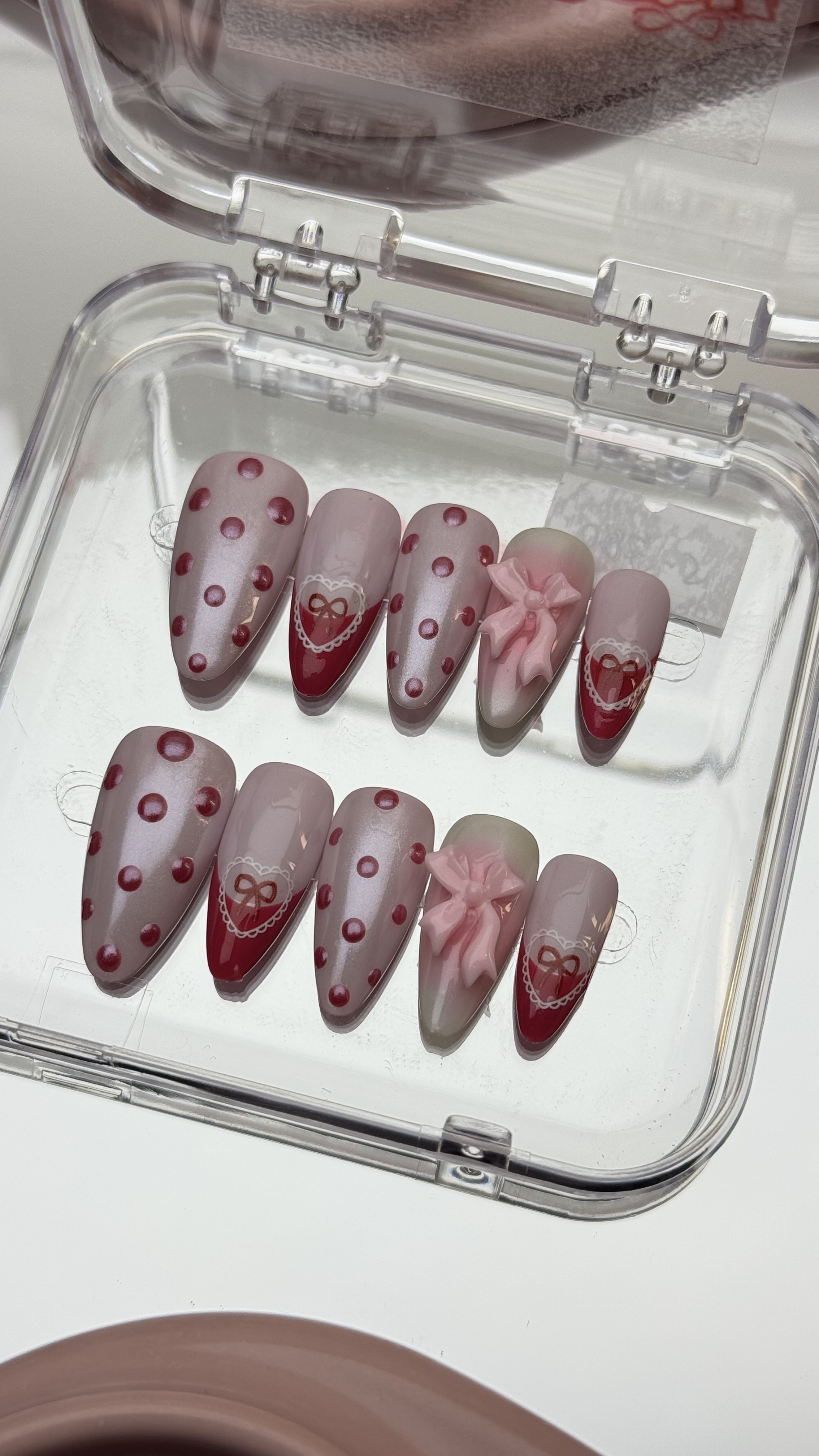Blush Polka Romance